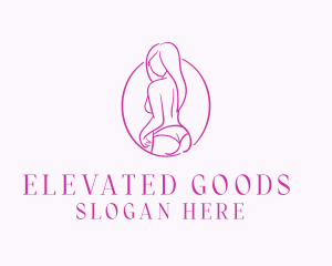 Adult Woman Model logo design