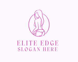 Adult Woman Model logo design