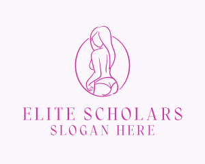 Adult Woman Model logo design