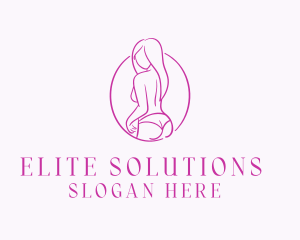 Adult Woman Model logo design