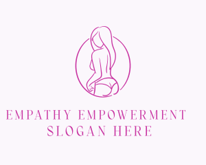 Adult Woman Model logo design