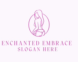 Adult Woman Model logo design