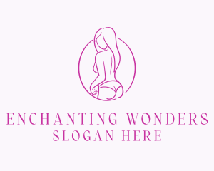 Adult Woman Model logo design