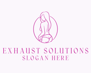 Adult Woman Model logo design