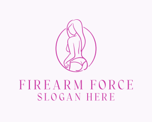 Adult Woman Model logo design