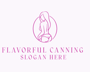 Adult Woman Model logo design