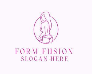 Adult Woman Model logo design