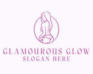 Adult Woman Model logo design