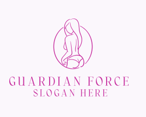 Adult Woman Model logo design