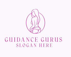 Adult Woman Model logo design