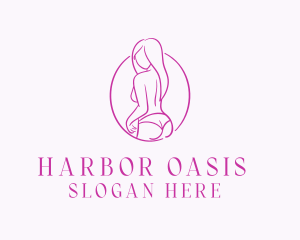 Adult Woman Model logo design