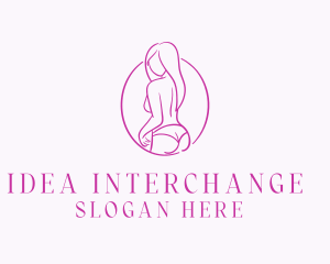 Adult Woman Model logo design