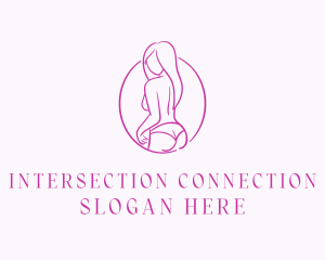 Adult Woman Model logo design