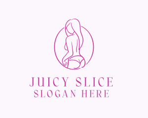 Adult Woman Model logo design