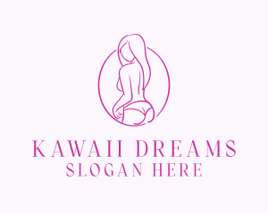 Adult Woman Model logo design