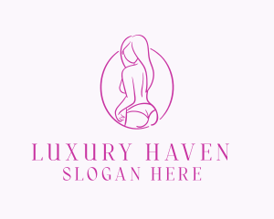 Adult Woman Model logo design