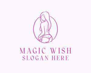 Adult Woman Model logo design