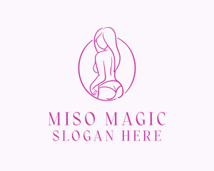 Adult Woman Model logo design