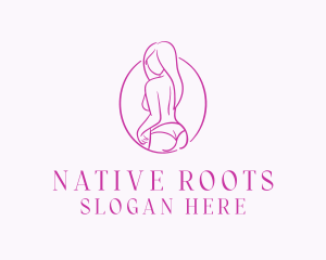 Adult Woman Model logo design