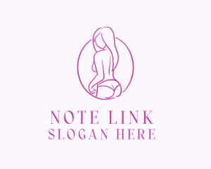 Adult Woman Model logo design