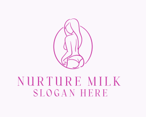 Adult Woman Model logo design