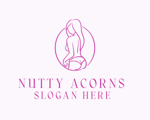 Adult Woman Model logo design