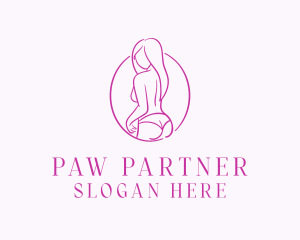 Adult Woman Model logo design