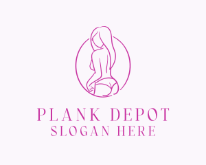 Adult Woman Model logo design