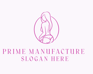 Adult Woman Model logo design