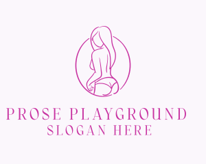 Adult Woman Model logo design