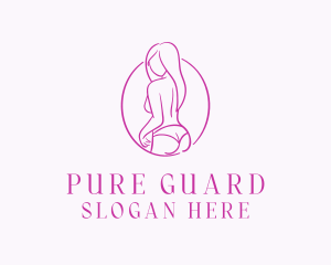 Adult Woman Model logo design