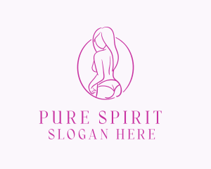 Adult Woman Model logo design