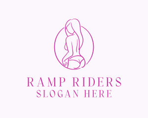 Adult Woman Model logo design