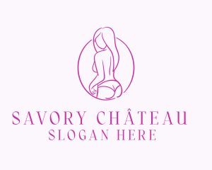 Adult Woman Model logo design