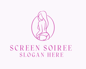 Adult Woman Model logo design