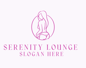 Adult Woman Model logo design