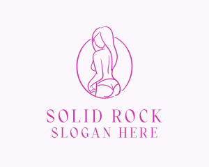 Adult Woman Model logo design