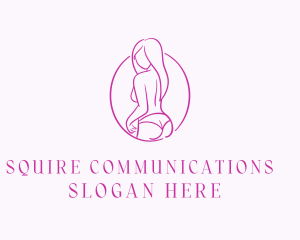 Adult Woman Model logo design