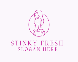 Adult Woman Model logo design