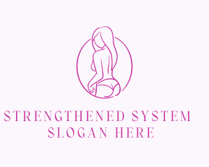 Adult Woman Model logo design