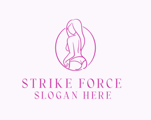 Adult Woman Model logo design