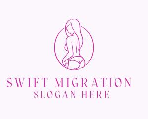 Adult Woman Model logo design