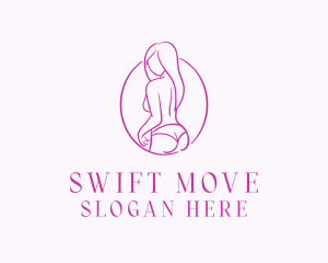 Adult Woman Model logo design