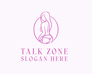 Adult Woman Model logo design