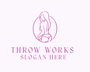 Adult Woman Model logo design