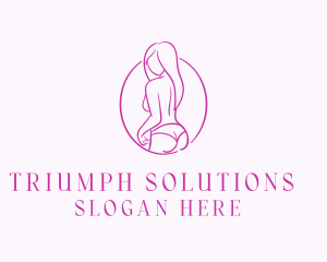 Adult Woman Model logo design