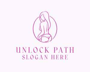 Adult Woman Model logo design