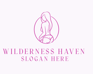 Adult Woman Model logo design