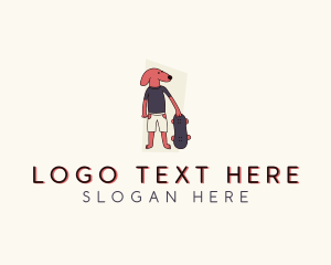 Skateboard Pet Dog  logo