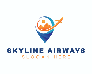 Pin Plane Vacation logo